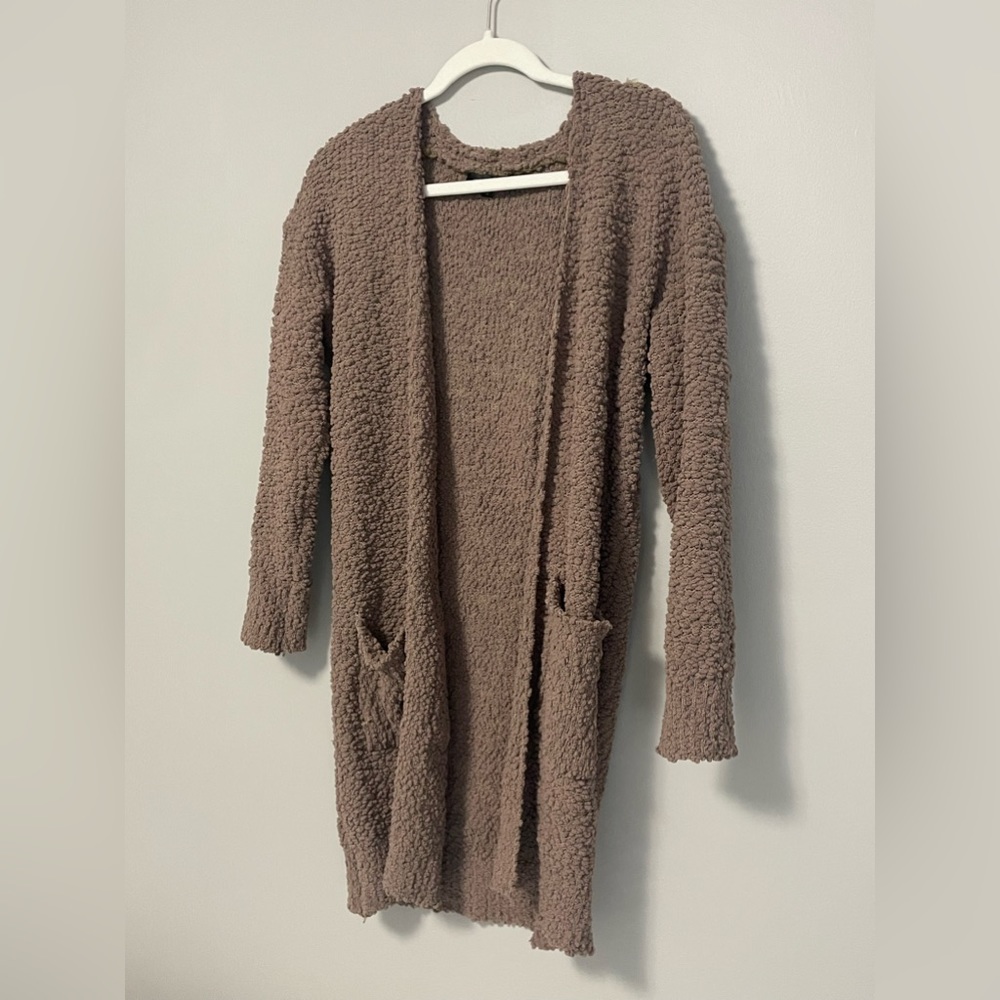 Brown Knit Cardigan
